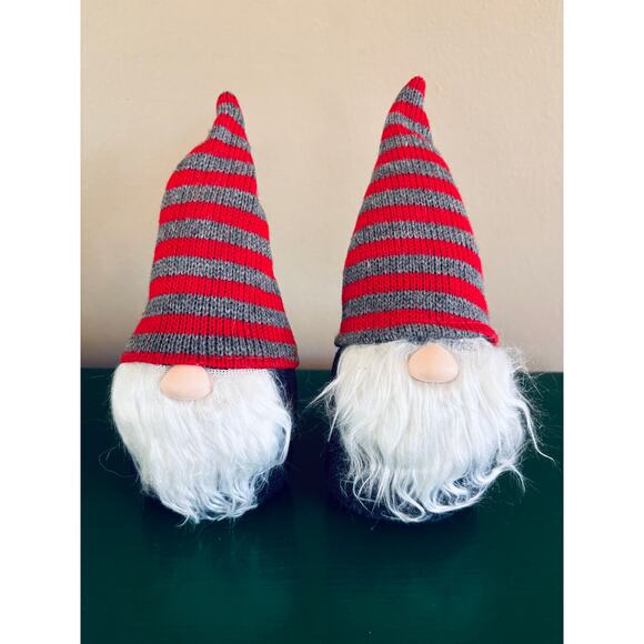 (2) Gnome Shelf Sitters or Hang - 8” tall - Bean Bag bottoms - Picture 5 of 5
